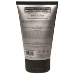 Ingredients list and usage directions on the back of BAD LAB Depth Charged Charcoal Cleanser 100ml.
