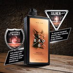 BAD LAB Legally High Refreshing Body Wash (400ml) with promotional text on a dark background