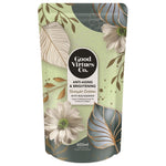 Front view of Good Virtues Co. Anti-Aging and Brightening Shower Cream 600ml refill pouch.