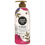 Good Virtues Co. Anti-Bacterial and Hydrating Shower Cream 700ml bottle on a clean background.