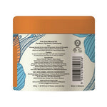 Back of Good Virtues Co. Body Salt Scrub 200g packaging showing ingredients list and Halal certification.