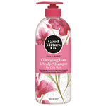 Good Virtues Co. Clarifying Hair and Scalp Shampoo 700ml bottle against a clean background.