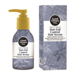Good Virtues Co. Hair Fall Control Hair Serum 100ml bottle against a clean, white background.