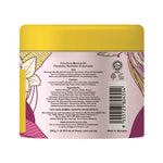 Back label of Good Virtues Co. Refreshing & Lightening Body Salt Scrub showing ingredients and usage directions.