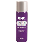 ONE Silk Intimate Lubricating Lotion 60ml bottle on a clean, minimalist background.