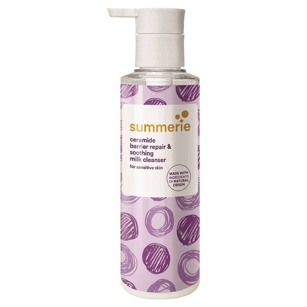SUMMERIE Ceramide Barrier Repair & Soothing Milk Cleanser 150ml bottle on a clean background.