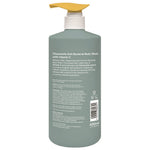 Ingredient list and usage information at the back bottle of SUMMERIE Chamomile Anti-Bacterial Body Wash